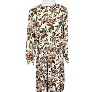 Vintage 80’s/ 90’s Handmade Skirt Set Autumn Floral Print S